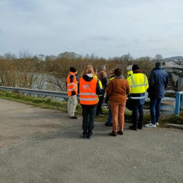 L'EPTB visite les ouvrages de protection contre les inondations